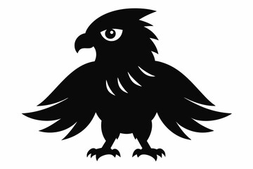 eagle on white