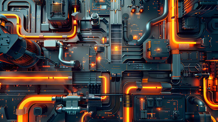 Efficient Manufacturing Processes in Action showcases the seamless integration of advanced technologies and streamlined workflows in modern production environments. By leveraging automation, precision