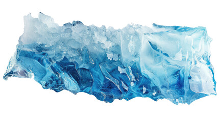 Obraz premium Ice on transparent background