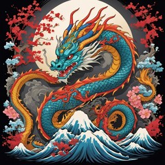 Dragon illustration design