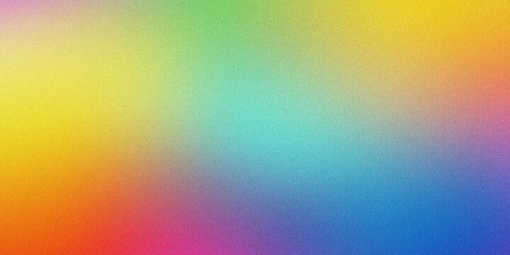 Abstract colorful gradient background is blending red, yellow, green, blue, purple colors