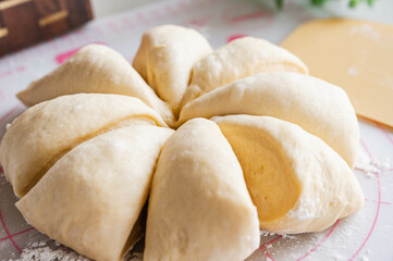 パン作り　分割