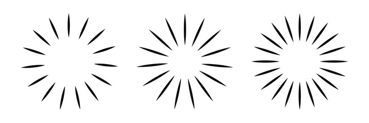 Radial circle
