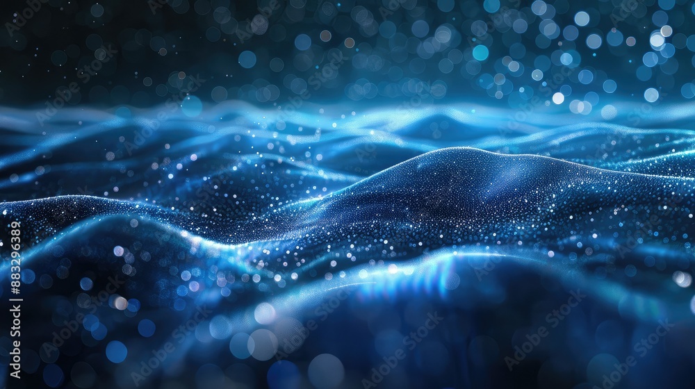 Poster Technology Particle Abstract Background