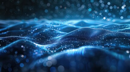 Technology Particle Abstract Background