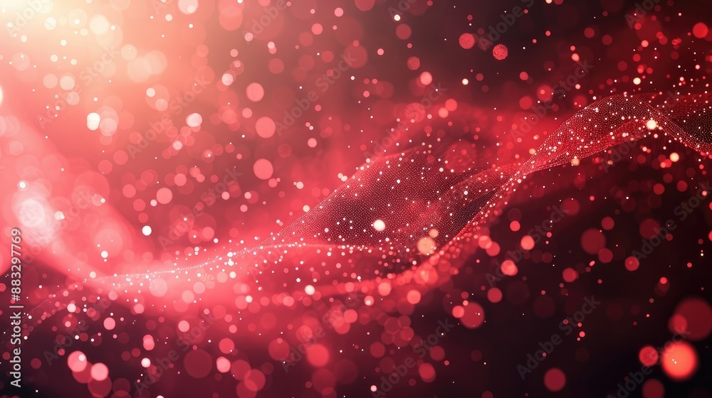 Aufkleber Technology Particle Abstract Background