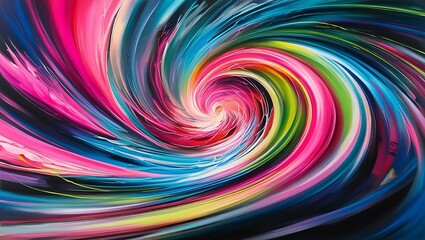 Vibrant digital art motion blur abstract background