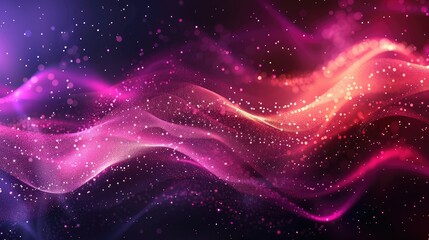 Technology Particle Abstract Background
