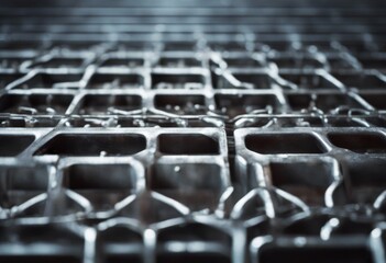 Fototapeta premium illustration background backdrop metal steel texture industrial plate grundge backgound abstract diamond iron