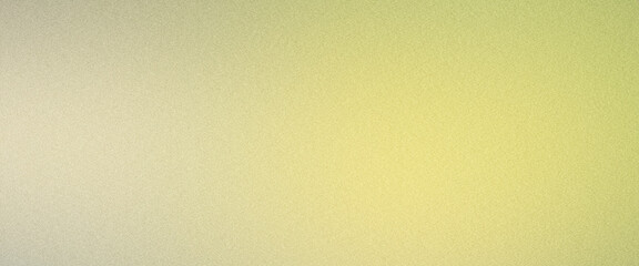 Fototapeta premium Grainy textured abstract background with a gentle transition from light green to yellow