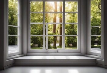 Fototapeta premium template empty wall curtain interior eaves mockup white room plinth window background