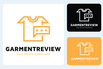 Garment Review Logo Design Template