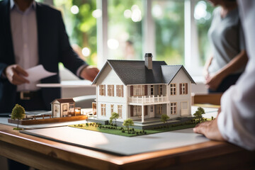 Real Estate Agent Delivers Model Home to Customers