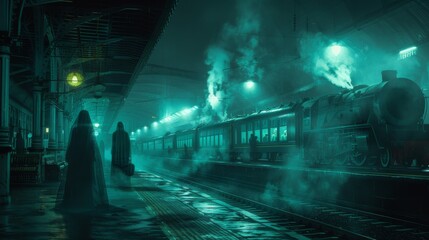 Waiting for the Midnight Train.