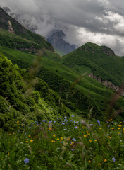 In Azerbaijan, in the magnificent Caucasian mountains