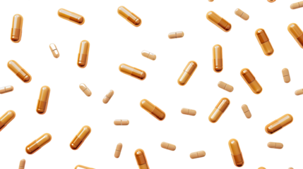 Pills on a transparent background