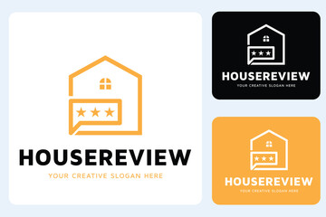 House Review Logo Design Template