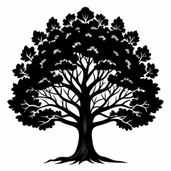 Obraz premium tree vector illustration