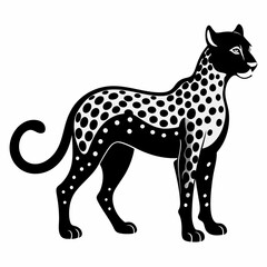 Cheetah Black silhouette