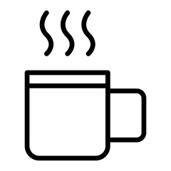 Tea Vector Line Icon Design