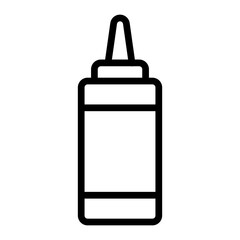 Mustard Vector Line Icon Design