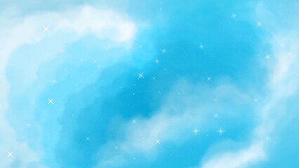 blue sky with clouds