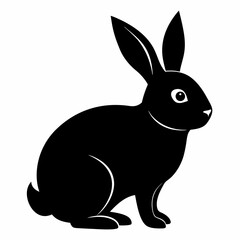 Rabbit Black silhouette