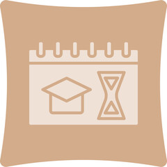 Gap Year Glyph Art Box Icon