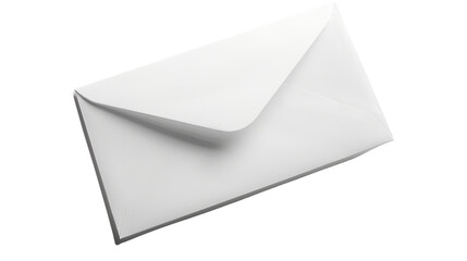 White envelope on a transparent background