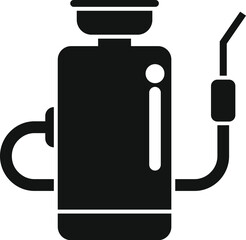 Simple, recognizable icon of a manual pump sprayer, perfect for representing gardening and agriculture concepts