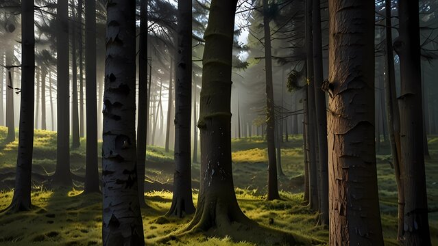 Chiusura di un bracchetto bitorzoluto di diametro di gibbosa in un paesaggio forestale. Chiusura di un bracket a grani bitorzoluti gibbosa in un paesaggio forestale che vive saprous su un ceppo di fag