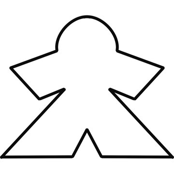 recommend clip art: board game meeple outline png no backgroung