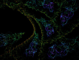 Imaginatory fractal abstract background Image