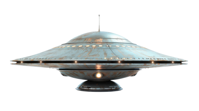 UFO on transparent background - Powered by Adobe