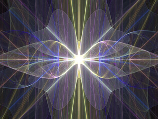 Imaginatory fractal abstract background Image