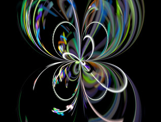 Imaginatory fractal abstract background Image