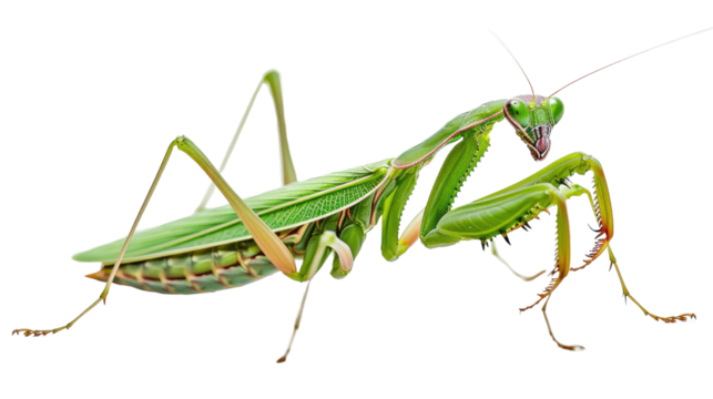 Mantis on a transparent background