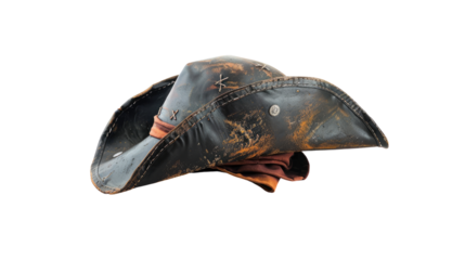 Pirate hat on a transparent background