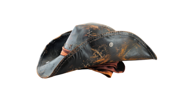 Pirate hat on a transparent background
