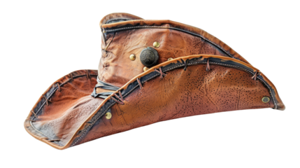 Pirate hat on a transparent background