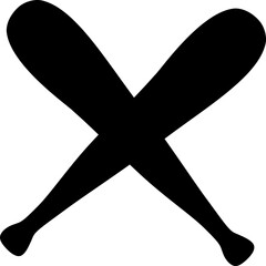 Baseball Bats Vector Graphic