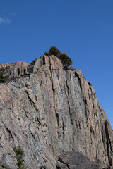 rock in the mountains