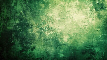 Green grunge texture with faded center for text or picture