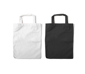 blank Empty paper Shopping Bag on the white background, mockup