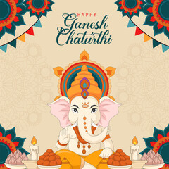 Happy Ganesh Chaturthi background