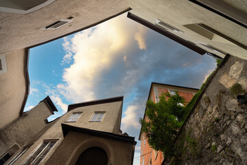  Steingasse street in Salzburg, Austria