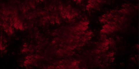 Rustic grunge textured dark red color old concrete wall surface for background. Abstract black and red paint wall cement texture. Red grunge dark red and black textured painted background. Old vintage