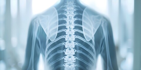 Xray image of mans spine with disc herniation natural light from windows. Concept Medical Imaging, Spinal Anatomy, Disc Herniation, Natural Light Photography, X-ray Techniques