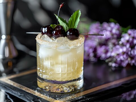 Averna and Angostura Bitters in a Fall Cocktail