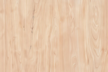 Naklejka premium The beech wood grain background features a warm, smooth texture with fine, straight lines and occasional wavy patterns, highlighting the wood's natural elegance and durability